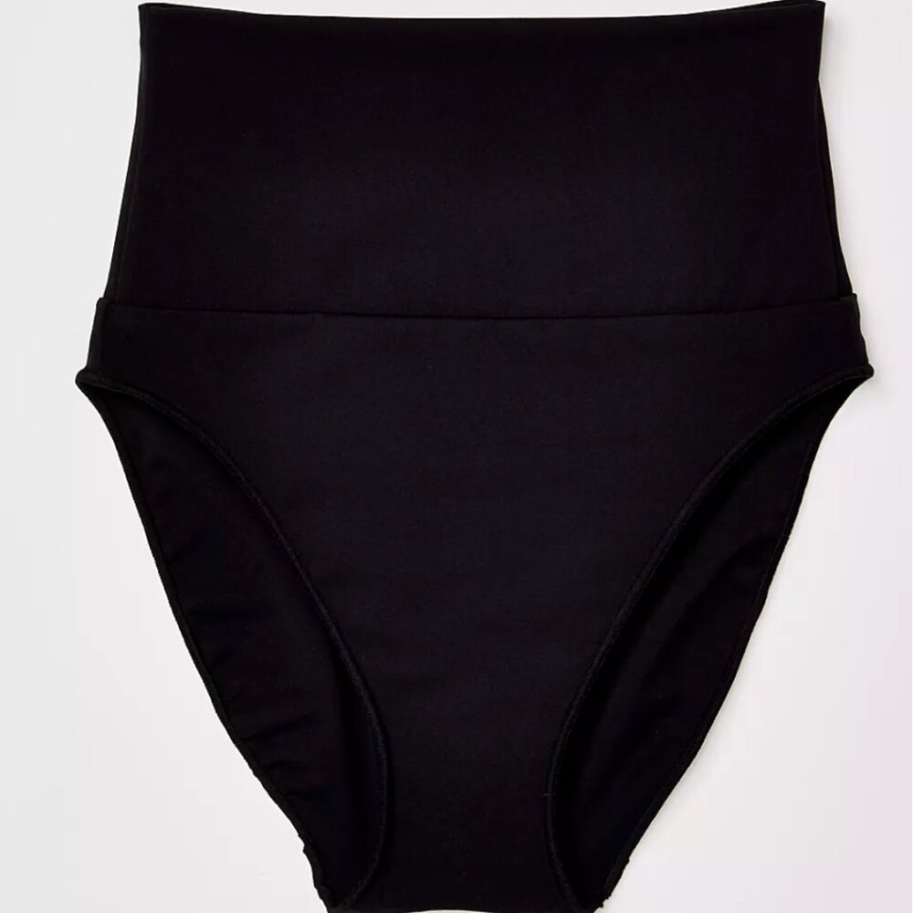 FP Movement It's Now Cool High-Waist bikini bottoms size M black NWT